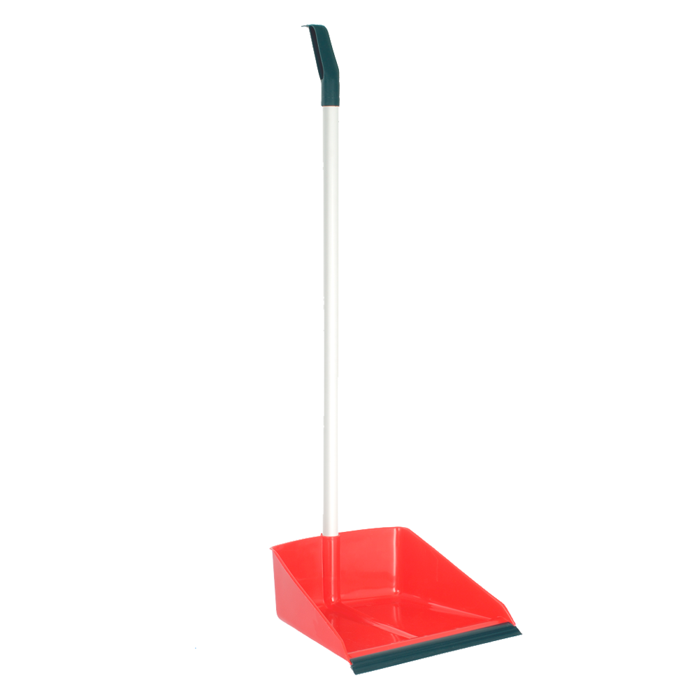Long Handle dust pan Extra with rubber lip Utilplastic