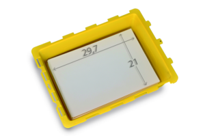 L’intérieur de SecurBox est d'une dimension permettant d'archiver également les documents de format A4